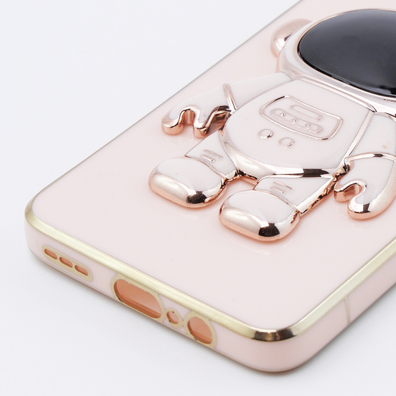 Obal na mobil pre Motorola Moto G54 5G, Astronaut, ružové rose gold