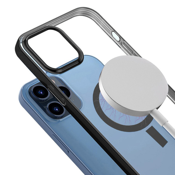 Obal na mobil pre iPhone 13 Pro Max, ERBORD Hybrid MagSafe Case, modré