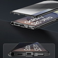 Magnetické puzdro Dual Glass MagSafe pre Samsung Galaxy S25 Ultra, čierne