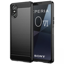 Obal na mobil pre Sony Xperia 10 VI, Carbon, čierne