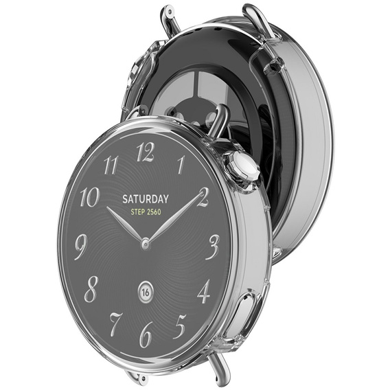 Puzdro 2 v 1 s ochrannou fóliou na displej pre hodinky Xiaomi Watch S4 41 mm