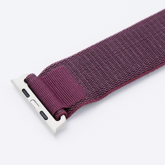 Nylonový remienok pre Apple Watch 1/2/3/4/5/6/7/8/SE/ULTRA 42/44/45/49 mm, bordový