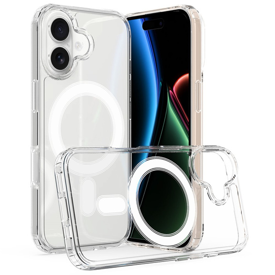 Puzdro pre iPhone 17, pre MagSafe, priehľadné