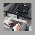 Puzdro + klávesnica iPad 10.9 2022, NILLKIN Bumper Pen Slot, čierne