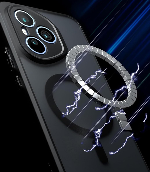 Puzdro pre Honor 400 Pro 5G, pre MagSafe, ERBORD Matt Case, čierny + sklo na displej