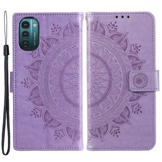 Klapkové puzdro pre Nokia G11/ G21, Mandala, modré