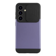 Obal na mobil pre Samsung Galaxy S24, ERBORD CamProtect Slide Camera, fialové