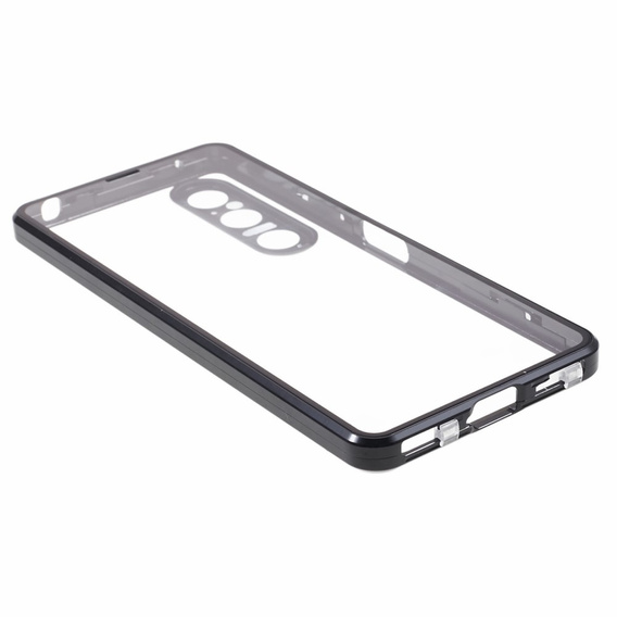 Puzdro pre Sony Xperia 1 V, Magnetic Dual Glass, čierne