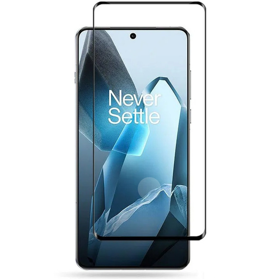 3D tvrdené sklo pre OnePlus 13, čierny rám