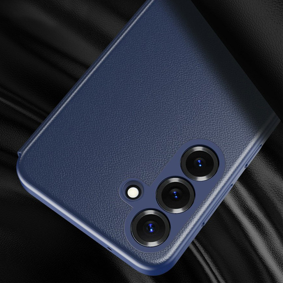 Kožené puzdro Smart View Window pre Samsung Galaxy S26 Plus, modré