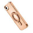 Puzdro iPhone 16e, Glittery Magnetic Kickstand, ružové rose gold