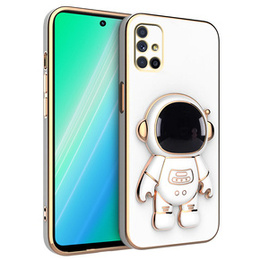 Obal na mobil pre Samsung Galaxy M51, Astronaut, biele