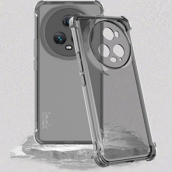 IMAK Obal na mobil pre Honor Magic 5 Pro, Dropproof, transparentné / čierne