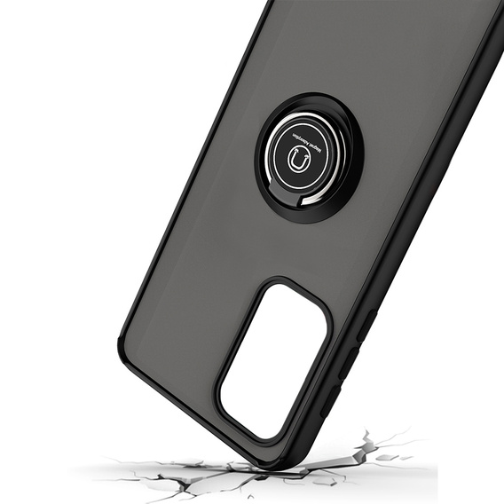 Puzdro pre Motorola Moto G200 5G, Frosted Ring, modré