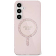 Puzdro GUESS IML Glitter Circle pre Samsung Galaxy S25