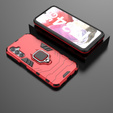 Obal na mobil pre Samsung Galaxy M34, Kickstand Ring, červené