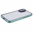 Puzdro pre iPhone 16, Magnetic Dual Glass, zelený