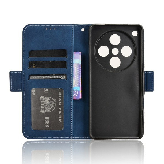 Klapkové puzdro pre Oppo Find X8 Pro, Card Slot, tmavomodré