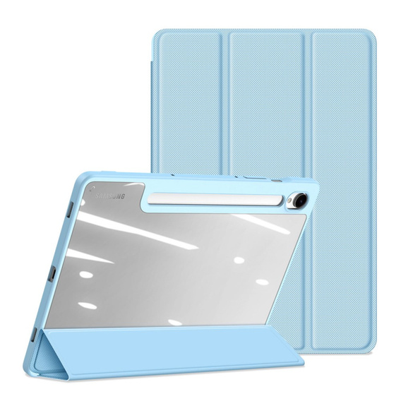 Puzdro pre Samsung Galaxy Tab S10 Lite / S10 FE / S9 FE, Dux Ducis TOBY, modré