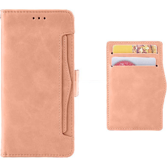 Klapkové puzdro pre Xiaomi Redmi 13, Card Slot, ružové