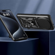 Obal na mobil pre Honor Magic 7 Lite, CamShield Slide, čierne