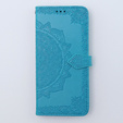 Klapkové puzdro pre Motorola Moto G54 5G, Mandala, modré
