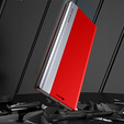 Klapkové puzdro pre Honor Magic 6 Lite 5G, Side Magnetic, červené