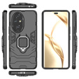 Obal na mobil pre Honor 200 Pro 5G, Kickstand Ring, čierne