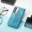 Klapkové puzdro pre Realme C71, Butterfly, modré