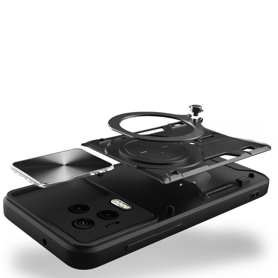 Pancierované puzdro pre Infinix Note 12 2023, CamShield Slide, čierne