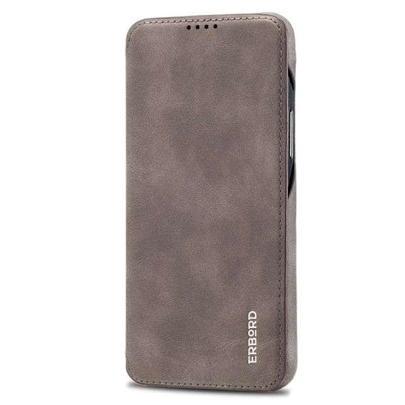 Klapkové puzdro pre Samsung Galaxy A54, ERBORD Retro, hnedé