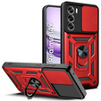 Obal na mobil pre Realme 14X / Realme C75, CamShield Slide, červené