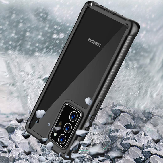 Puzdro pre Samsung Galaxy Note 20 Ultra, Shockproof, s fóliou, modré