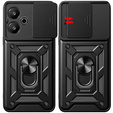 Obal na mobil pre Oppo A40 / Oppo A40m, CamShield Slide, čierne
