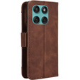 Klapkové puzdro pre Motorola Edge 60 / 60 Fusion, Card Slot, hnedé