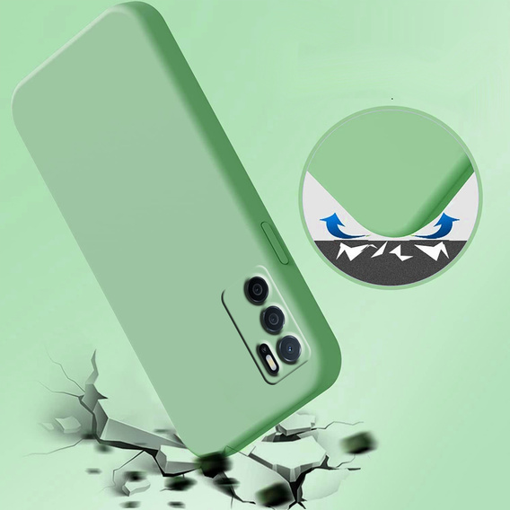 Obal na mobil pre Oppo A16 / A16S, Silicone Lite, mätové