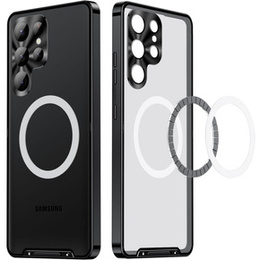 Ochranné puzdro na fotoaparát pre Samsung Galaxy S23 Ultra, CamShield MagSafe, transparentné / čierne