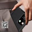 Flipové puzdro pre Samsung Galaxy A55 5G, Smart View Wallet, čierne