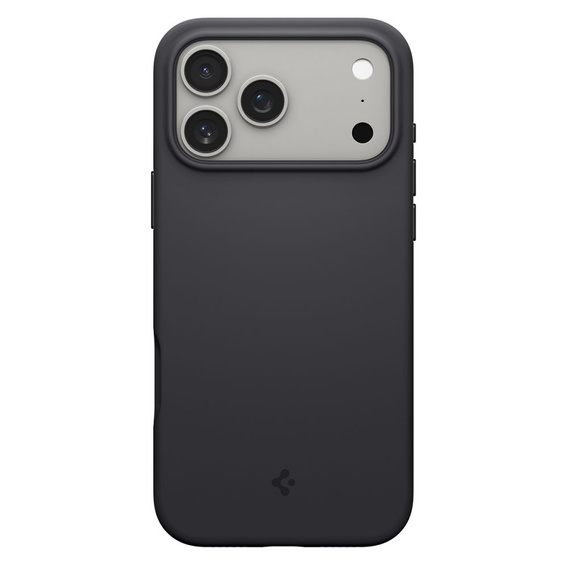 Spigen puzdro pre iPhone 17 Pro Max, Silicone Fit MagSafe, čierne