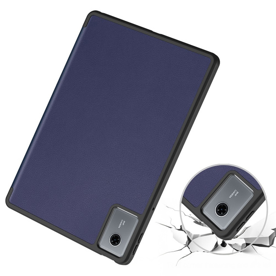 Puzdro pre Lenovo Idea Tab 11" 2025 TB336FU TB336ZU, stojan, Smartcase s držiakom stylusu, tmavomodré