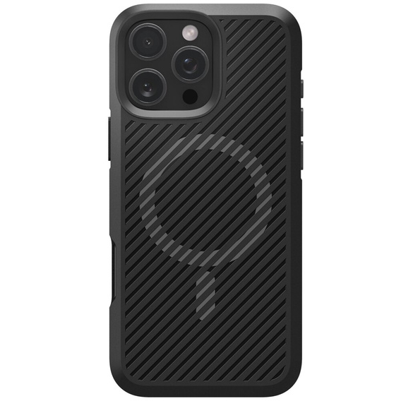 Puzdro Spigen pre iPhone 16 Pro Max, Core Armor MagSafe, čierne + tvrdené sklo 9H
