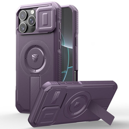 Obrnené puzdro pre iPhone 16 Pro Max, Dexnor CamProtect MagSafe, fialové