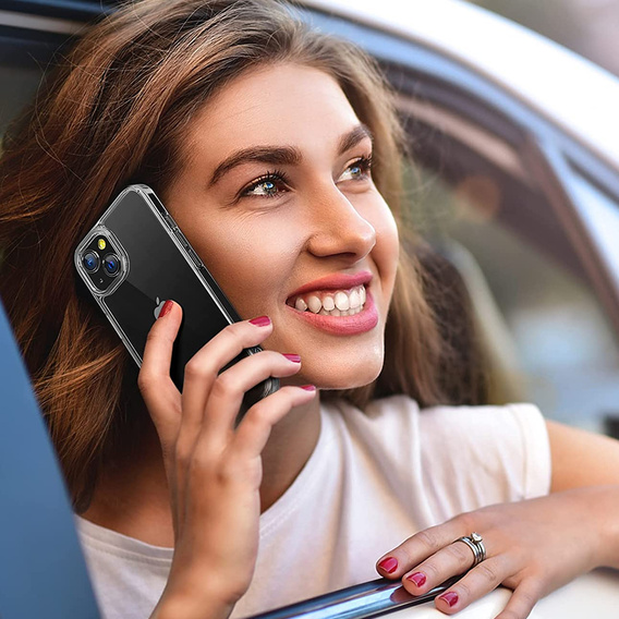 Obal na mobil pre iPhone 14 Plus, Fusion Hybrid, priehľadné