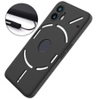 Obal na mobil pre Nothing Phone 2, Silicone Lite, čierne
