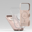 Puzdro Ringke pre iPhone 17 Pro Max, silikónové magnetické puzdro MagSafe, Pink Sand