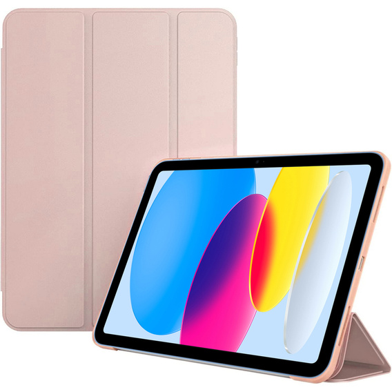 Etui do iPad 10.9 2022 10 Gen, Smart case z klapką, Różowe