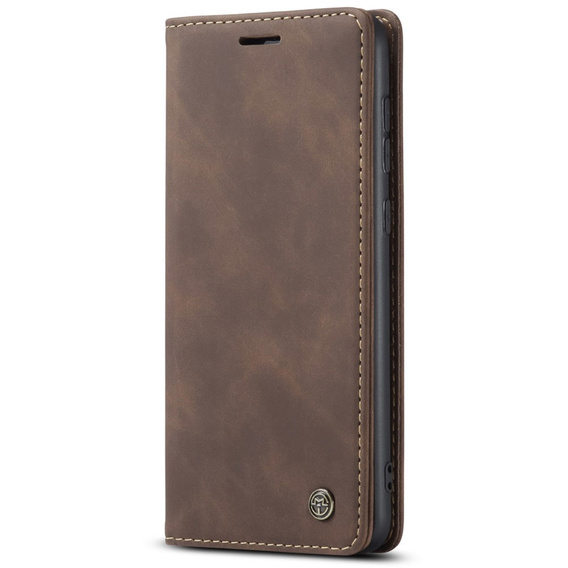 CASEME puzdro pre Samsung Galaxy A53 5G, Leather Wallet Case, káva