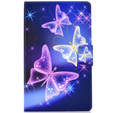 Obal na mobil pre Samsung Galaxy Tab A7 10.4 2020 T500 T505, butterflies, fialové
