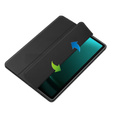 Puzdro pre Samsung Galaxy Tab S9 FE+ Plus, Smartcase Hybrid, so slotom na stylus, čierne