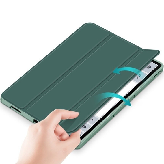 Puzdro pre Lenovo Tab P12, Smartcase s priestorom pre stylus, zelený